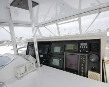 control panel on boat