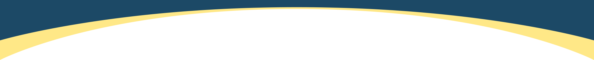 Dark blue and yellow downward curve section ending graphic